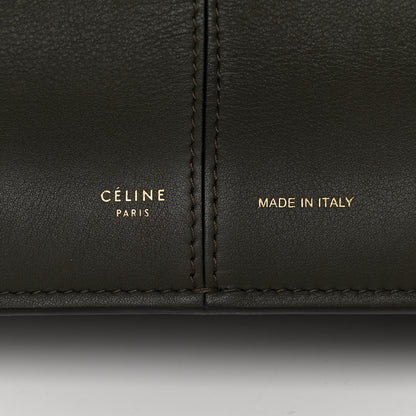 Celine Smooth Calfskin Medium Tri-Fold Bag Khaki 6 of 11