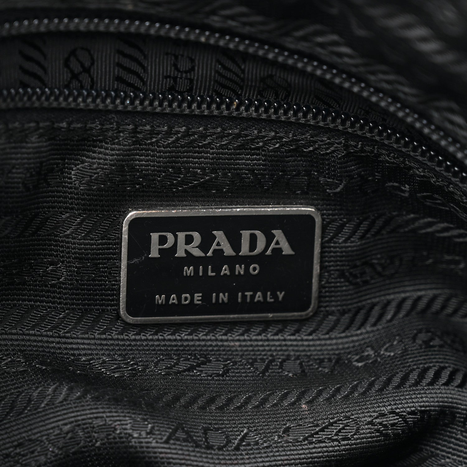 Prada Tessuto Nylon Pochette Black 6 of 10