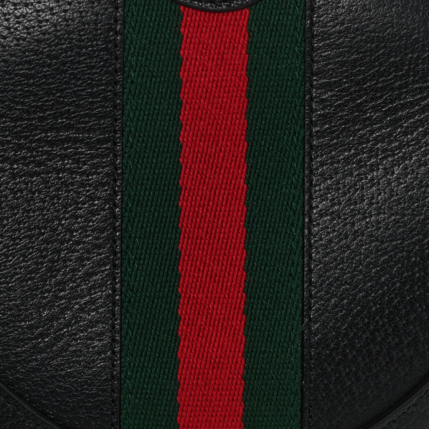 Gucci Grained Calfskin Web Mini Ophidia Round Backpack Black 5 of 8