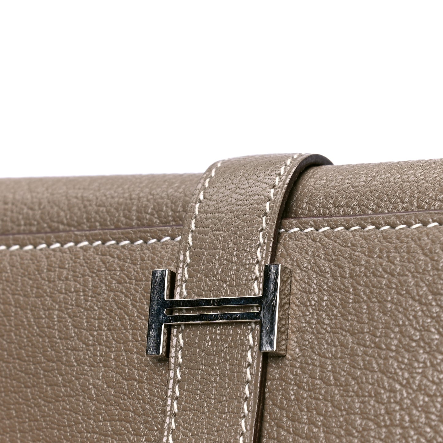 Chevre Mysore Tri-Fold Bearn Wallet Etoupe