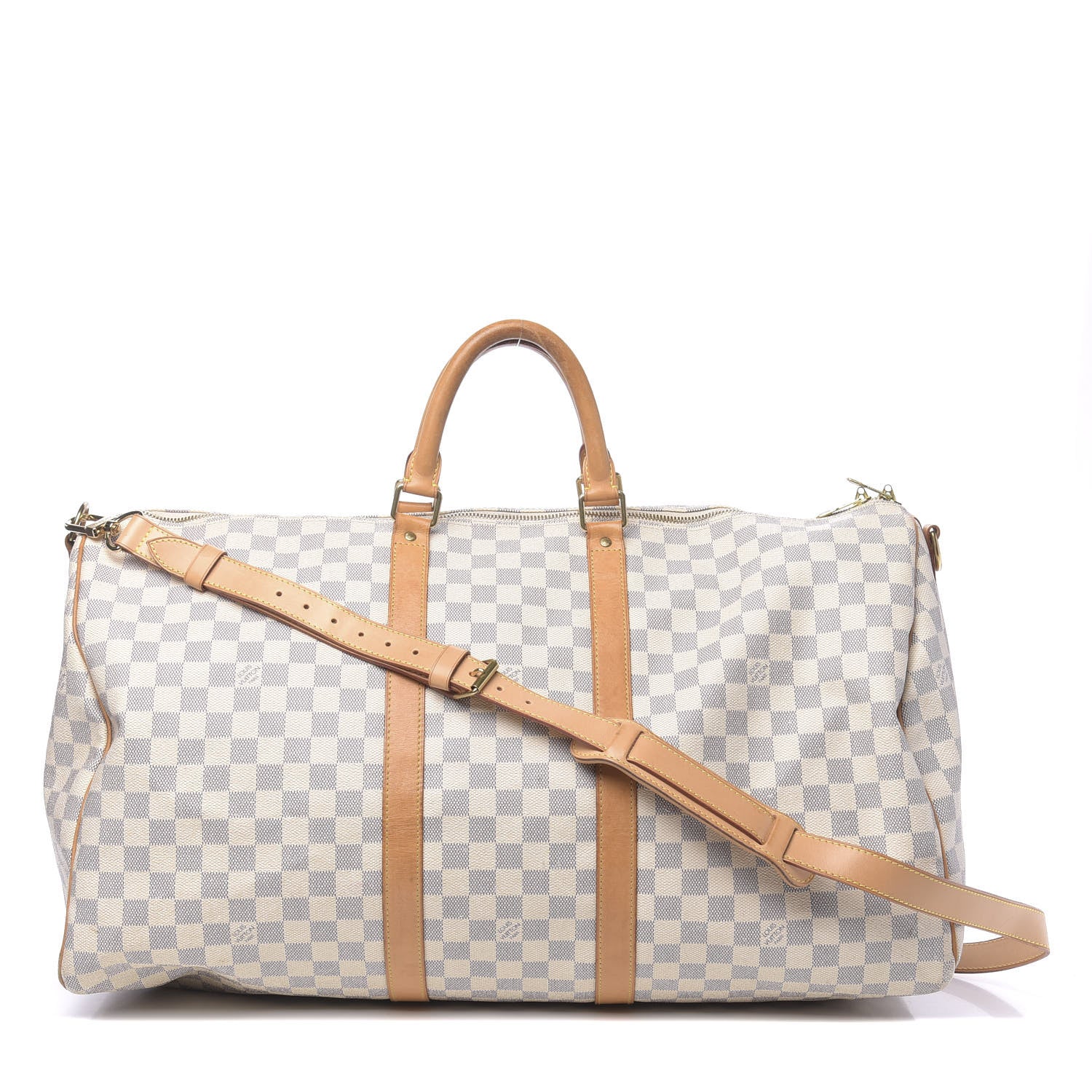 Louis Vuitton Damier Azur Keepall Bandouliere 55 1 of 13