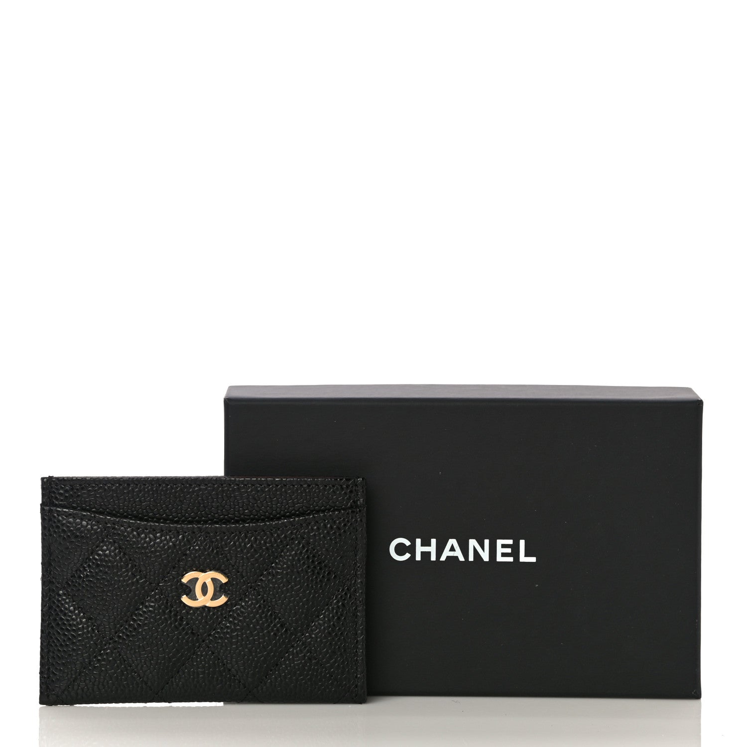 Chanel Caviar Quilted Card Holder Black 12 of 12
