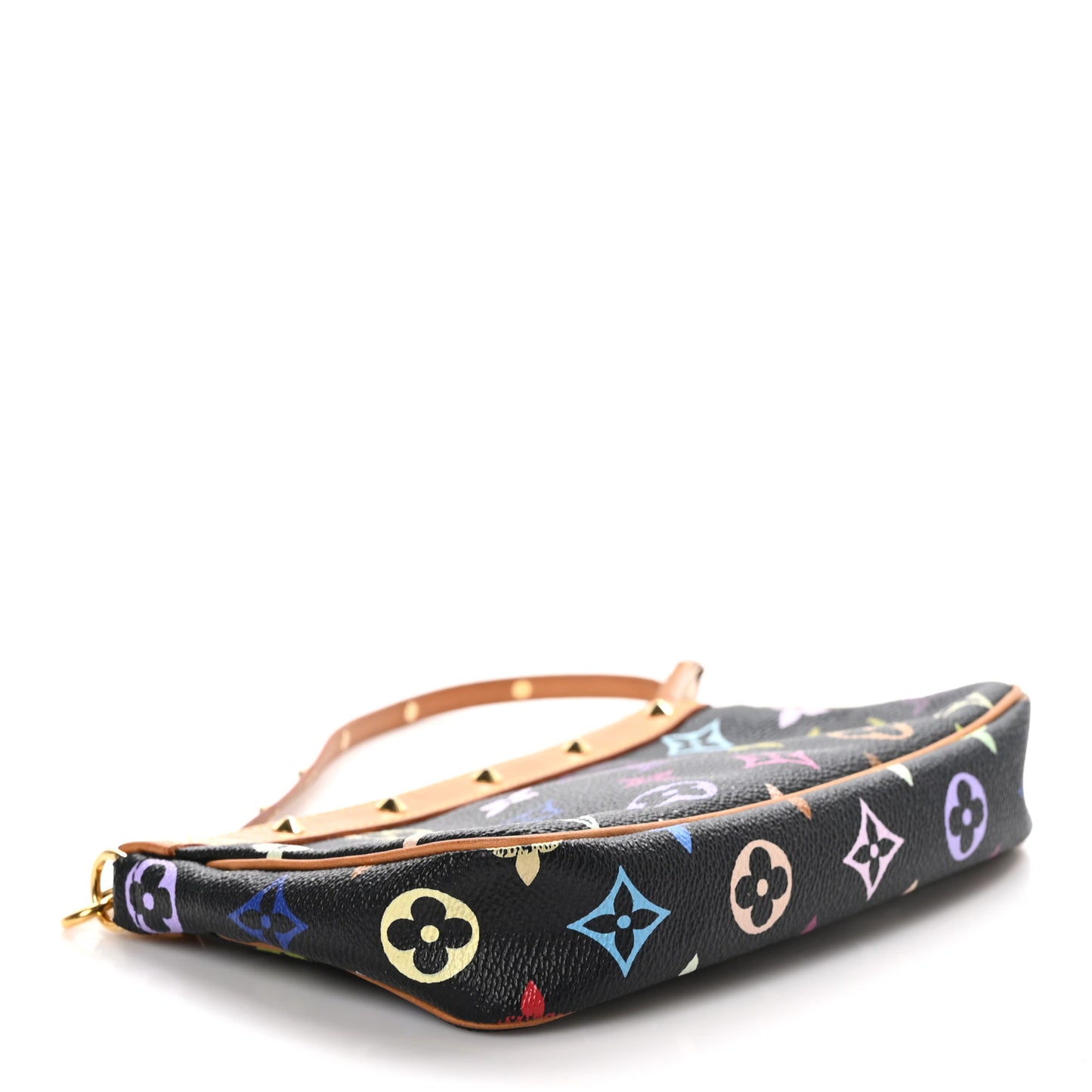 Monogram Multicolor Pochette Accessories Black