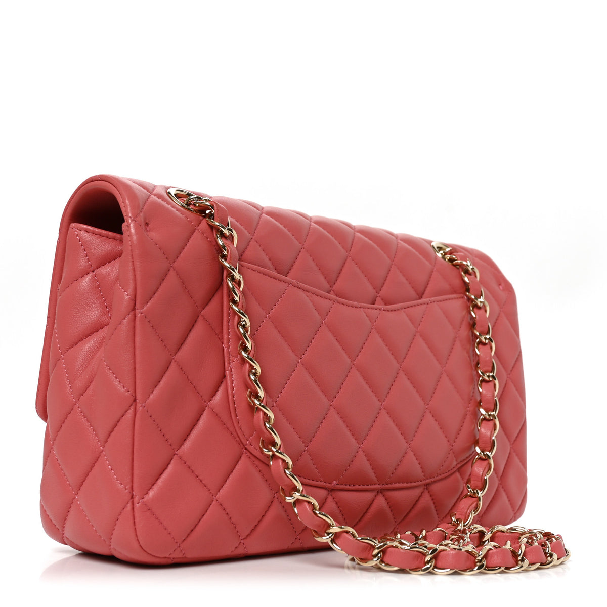 Chanel Lambskin Quilted Valentine Charms Medium Single Flap Pink 2 of 9