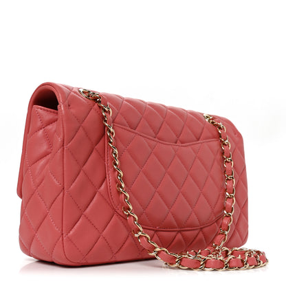 Chanel Lambskin Quilted Valentine Charms Medium Single Flap Pink 2 of 9