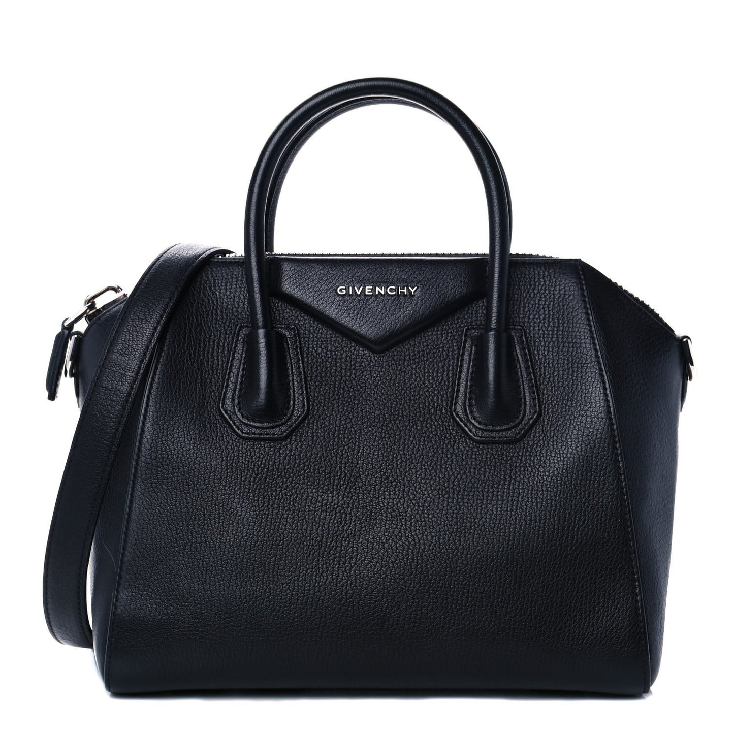 Sugar Goatskin Small Antigona Black