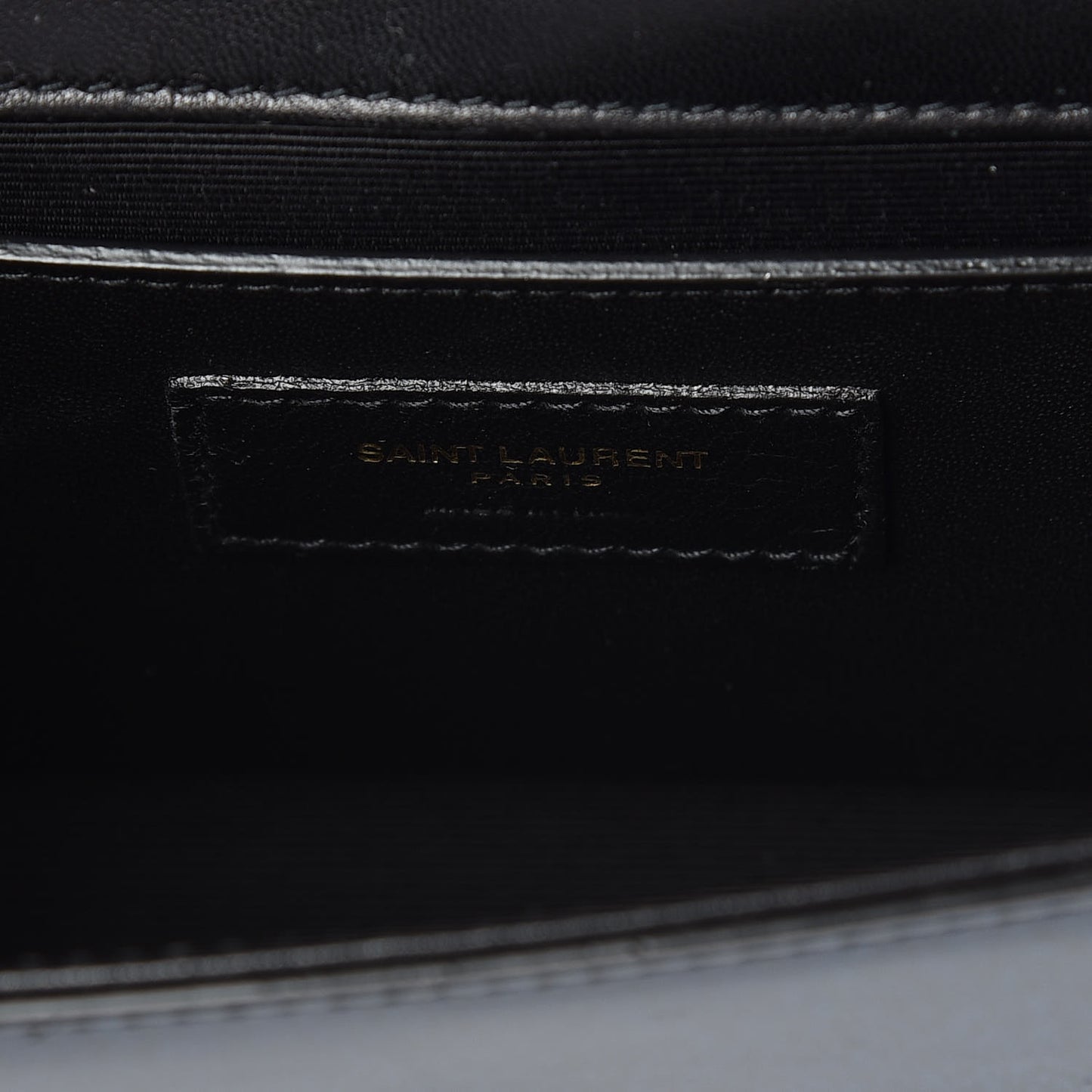 Glitter Patent Small Monogram Kate Satchel Cobalt