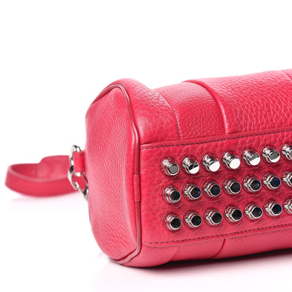 Alexander Wang Pebbled Lambskin Mini Rockie Fuchsia Rhodium Hardware 5 of 10