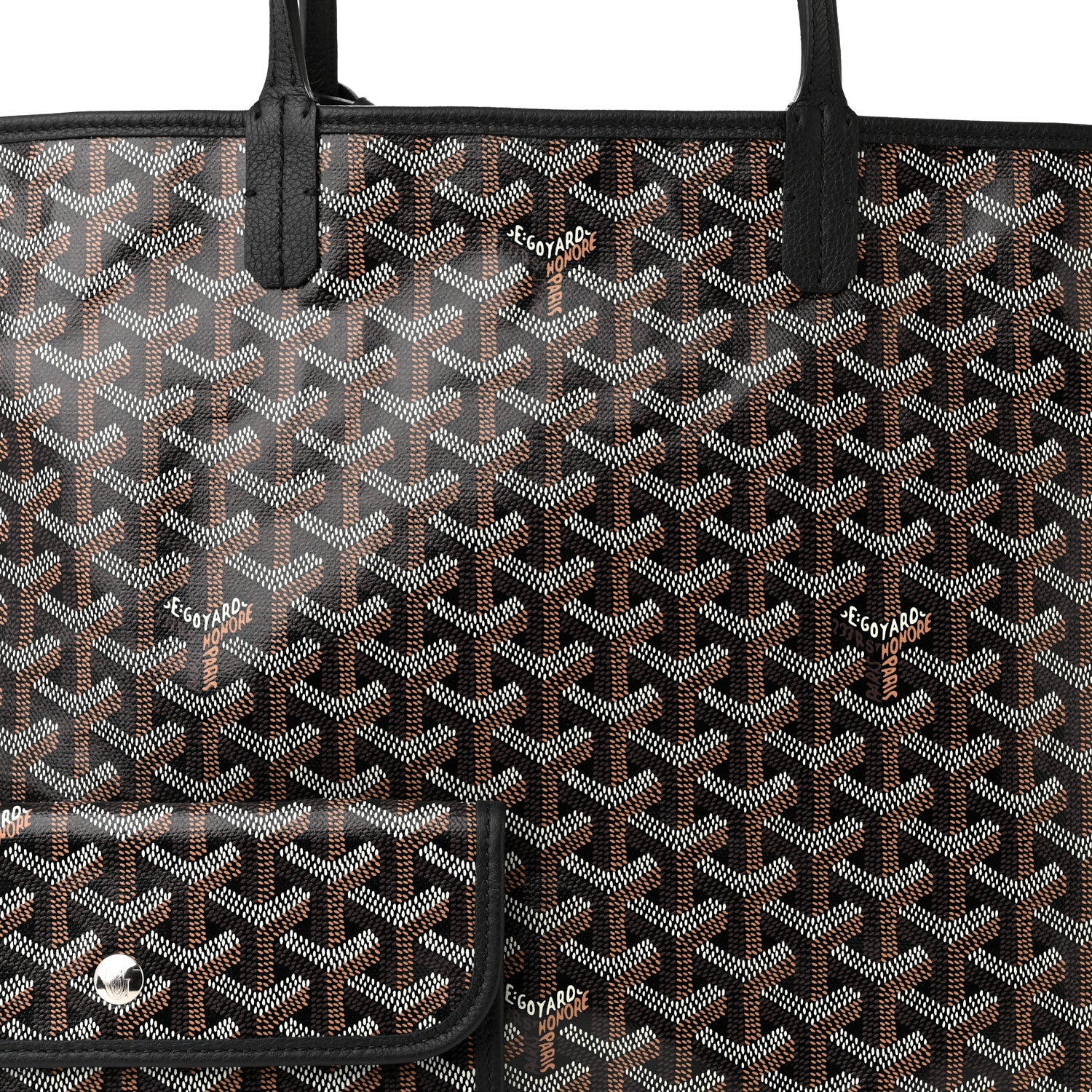 Goyard Goyardine Saint Louis PM Black 8 of 10