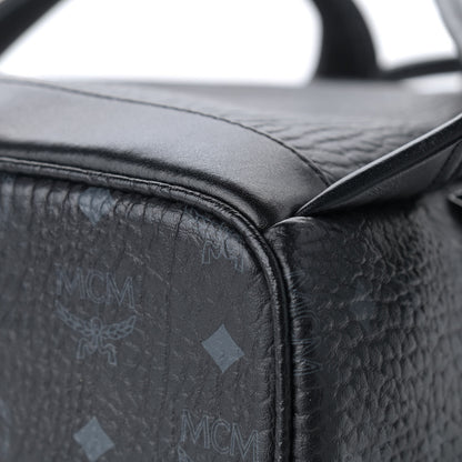 MCM Visetos Small Side Stud Stark Backpack Black 11 of 12