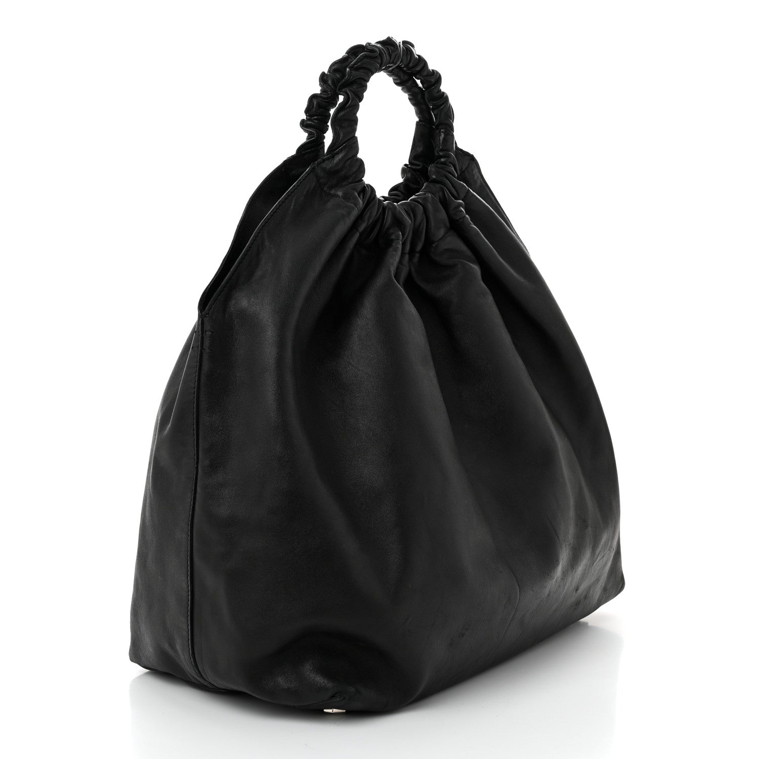 The Row Calfskin Double Circle Bag Black 3 of 11