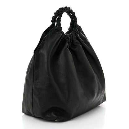 The Row Calfskin Double Circle Bag Black 3 of 11