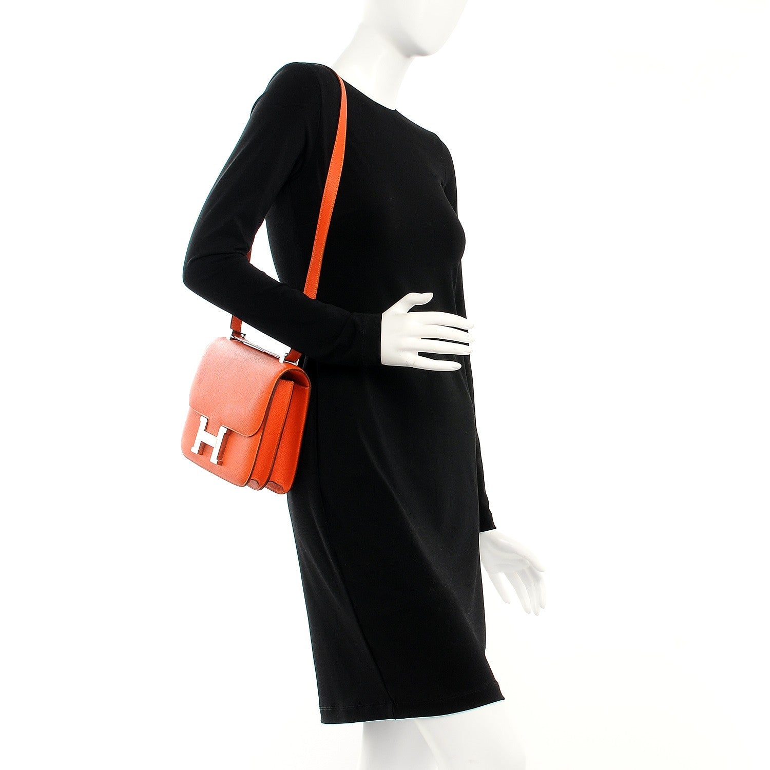 Hermes Epsom Constance 24 Orange 2 of 14