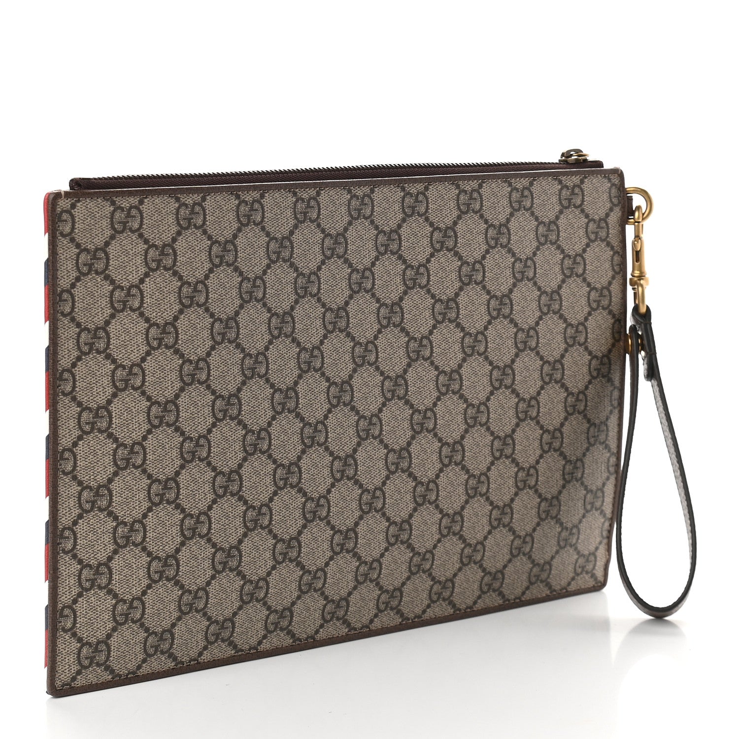 Gucci GG Supreme Monogram Courrier Documents Holder Beige New Acero 3 of 9