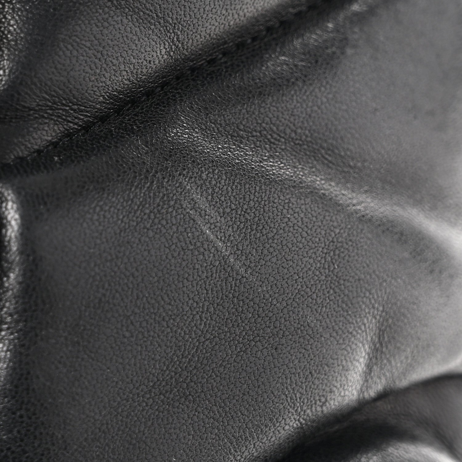 Saint Laurent Lambskin Quilted Medium Loulou Puffer Monogram Chain Satchel Black 11 of 13