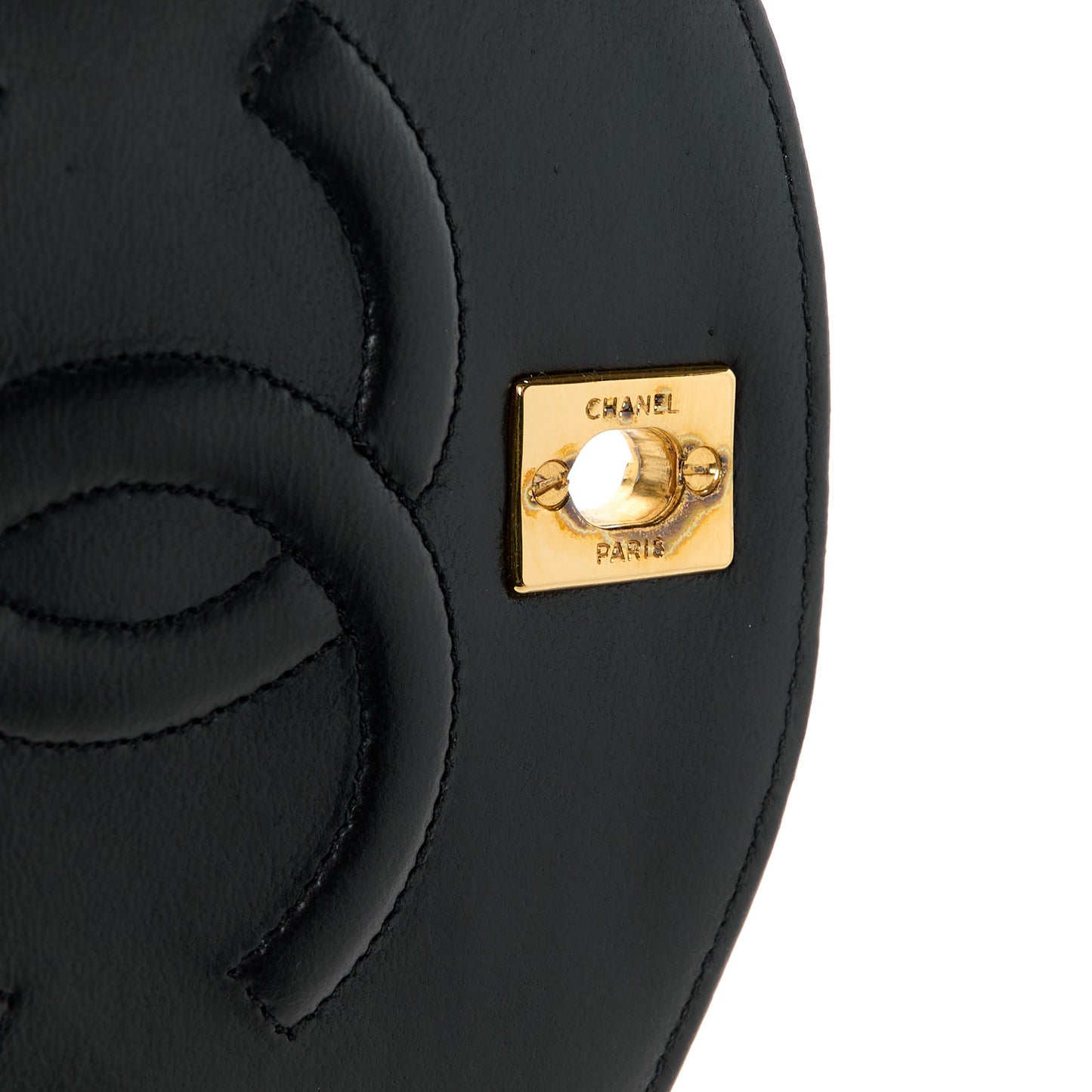 Lambskin Quilted Small Single Flap Black