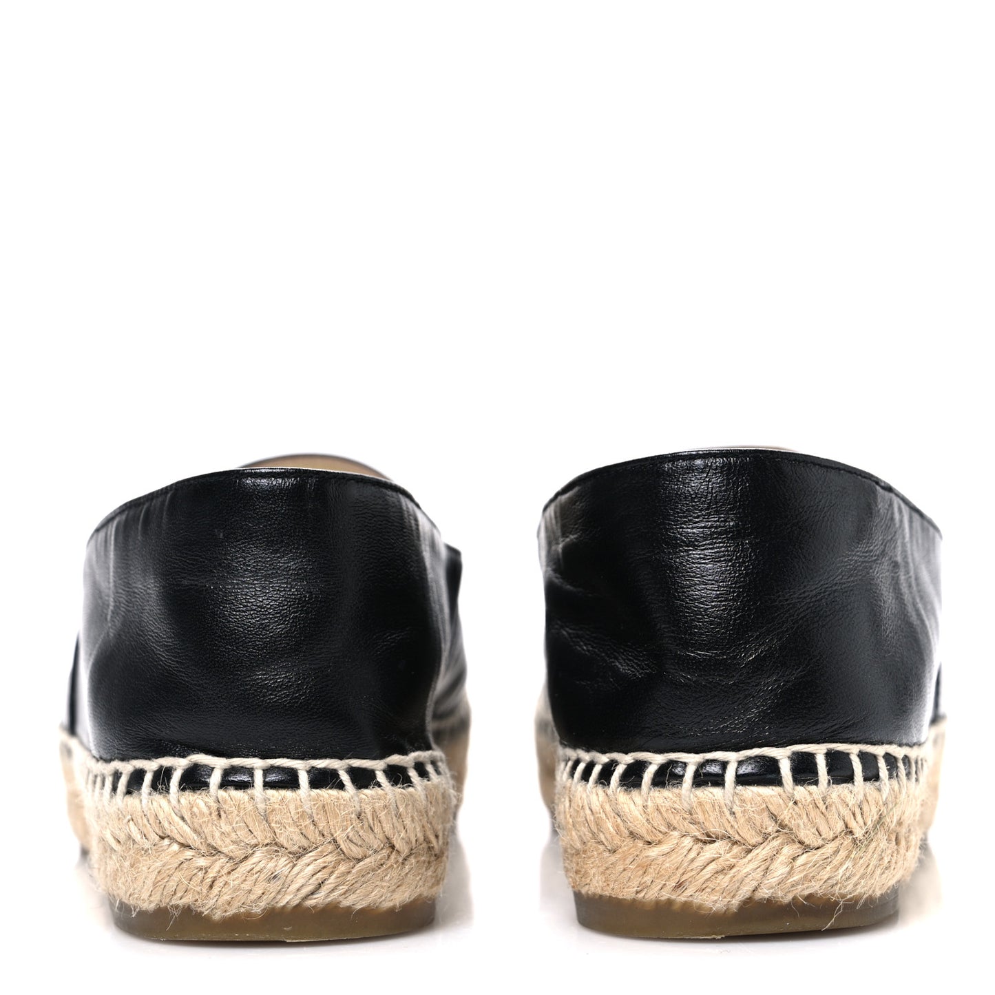 Lambskin CC Espadrilles 37 Black