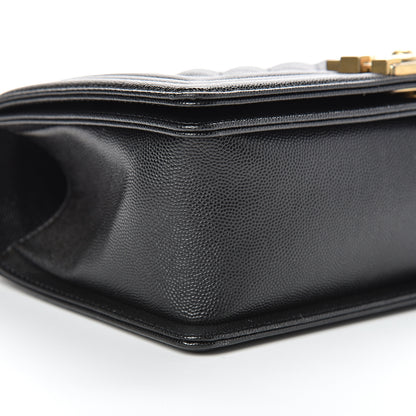 Chanel Caviar Quilted Medium Boy Flap Black 8 of 9