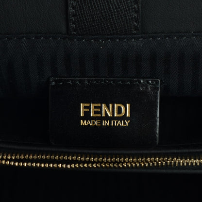 Fendi Vitello Elite Petite 2Jours Tote Black 6 of 9
