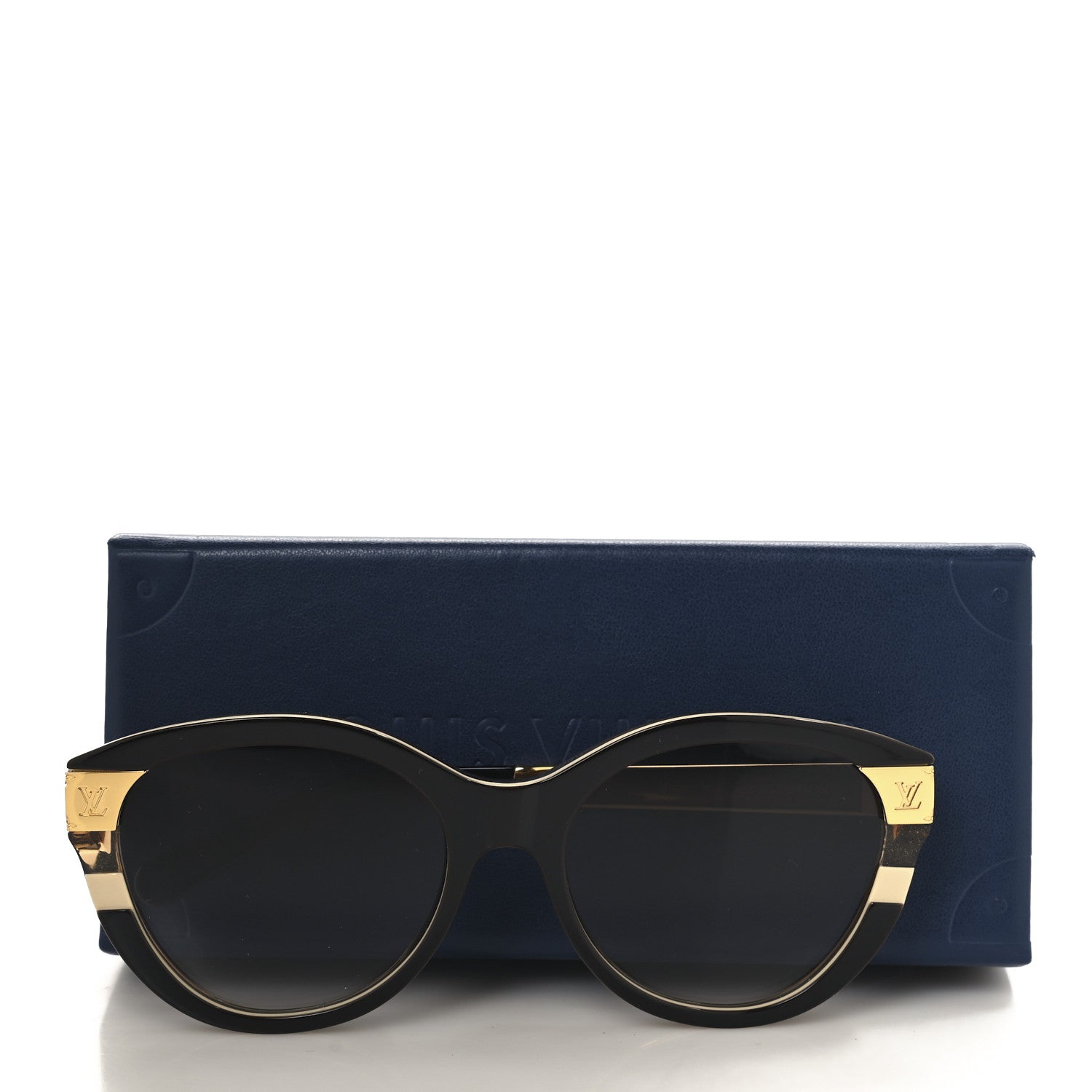 Louis Vuitton Acetate Petit Soupcon Cat Eye Sunglasses Z1857W Black 7 of 7