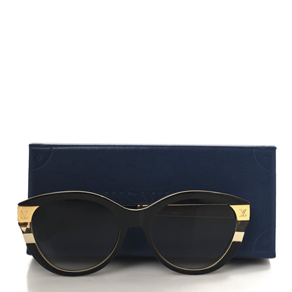 Louis Vuitton Acetate Petit Soupcon Cat Eye Sunglasses Z1857W Black 7 of 7