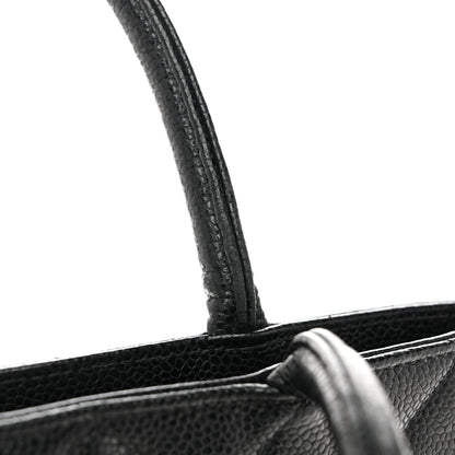 Chanel Caviar Quilted Medallion Tote Black 14 of 16