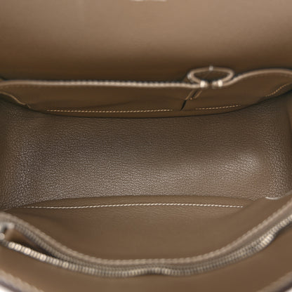 Hermes Taurillon Clemence Jypsiere 28 Etoupe 5 of 14
