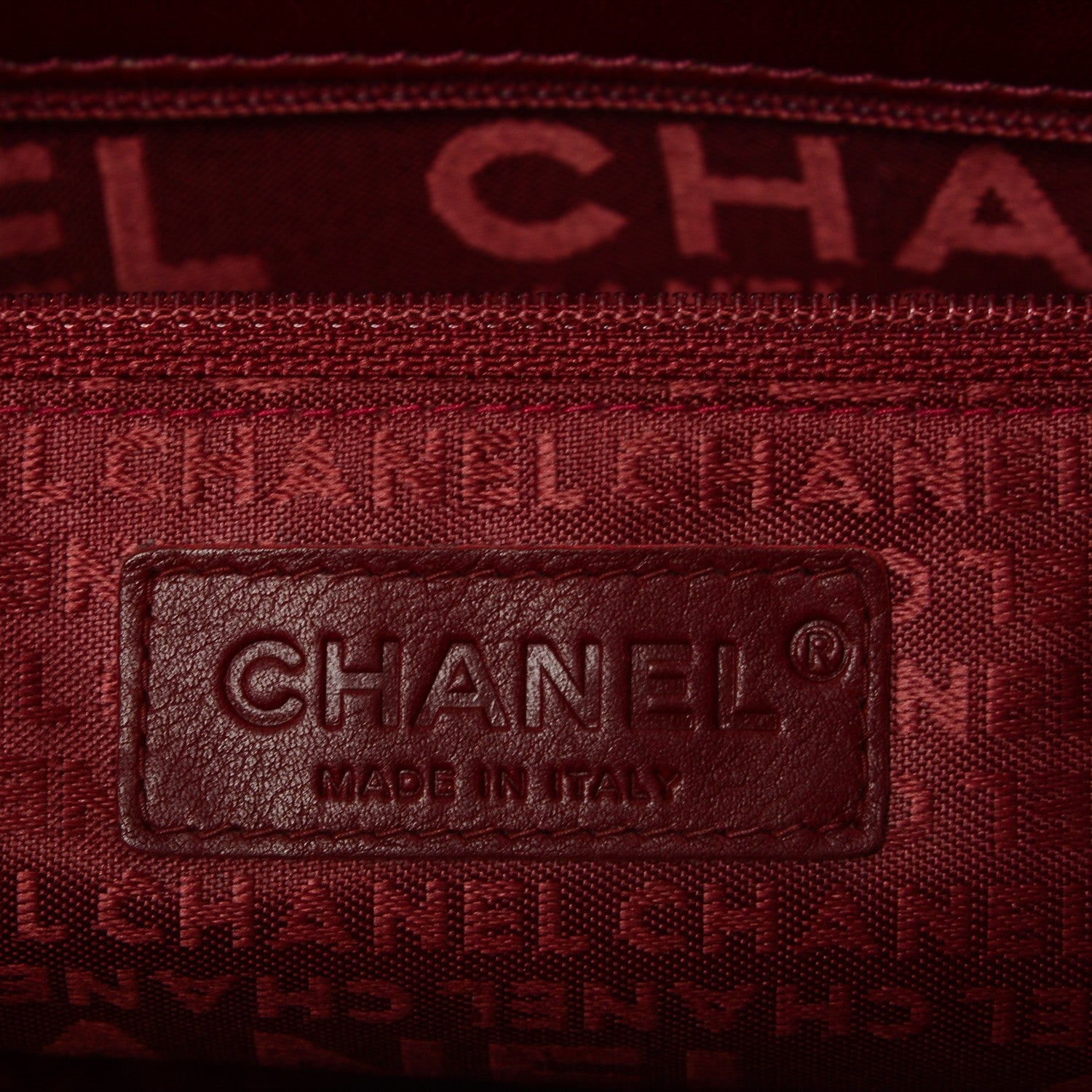 Chanel Lambskin Quilted Chocolate Bar Mademoiselle Shoulder Bag Red 6 of 8