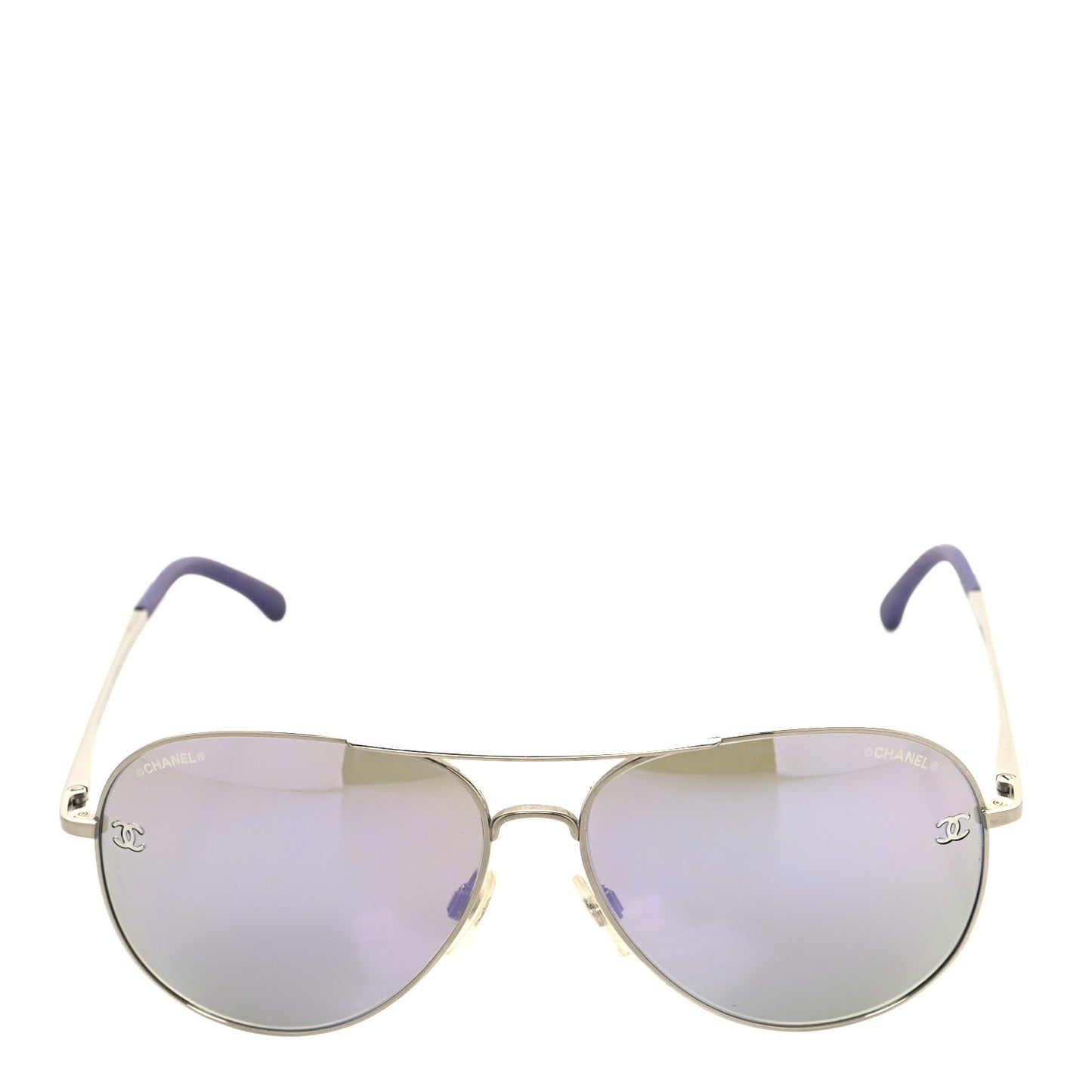 Metal Aviator CC Sunglasses 4189-T-Q Purple
