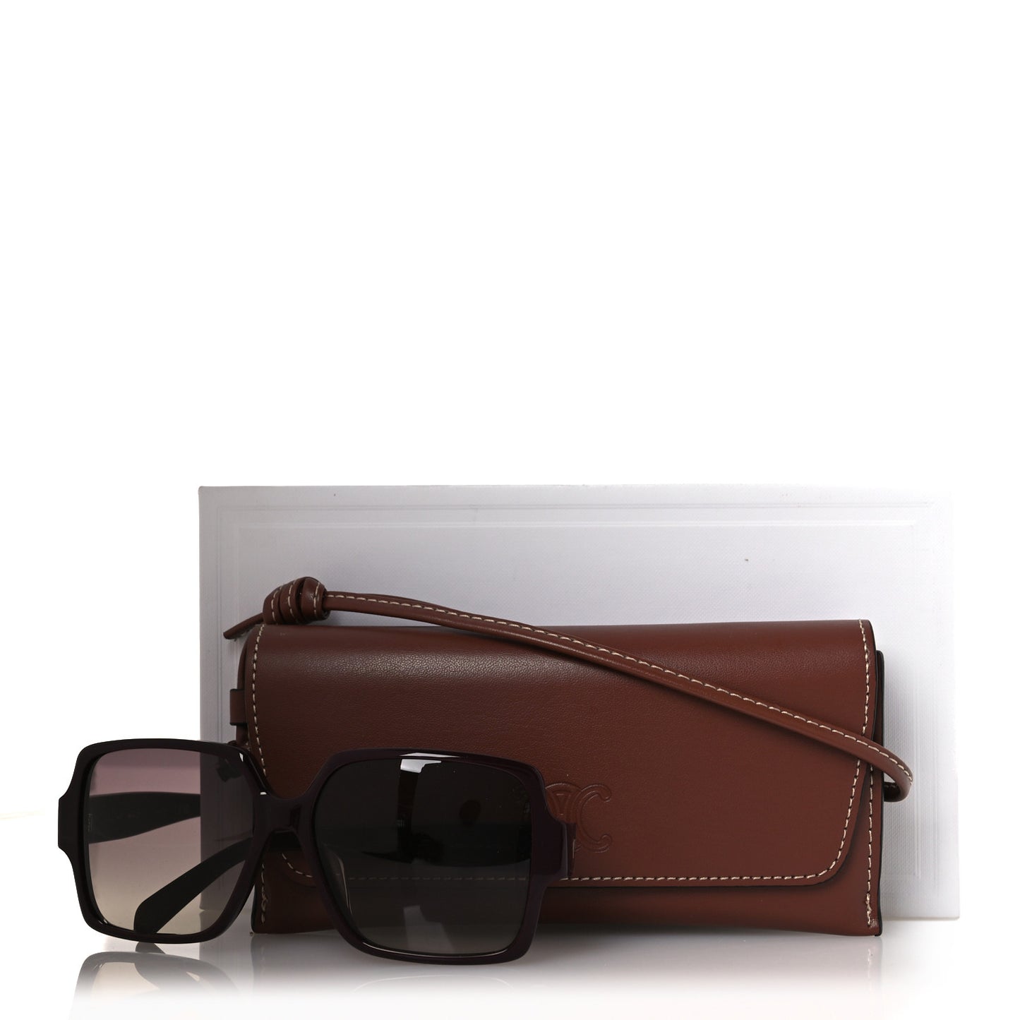 Acetate Triomphe 16 Sunglasses CL40316U Shiny Bordeaux