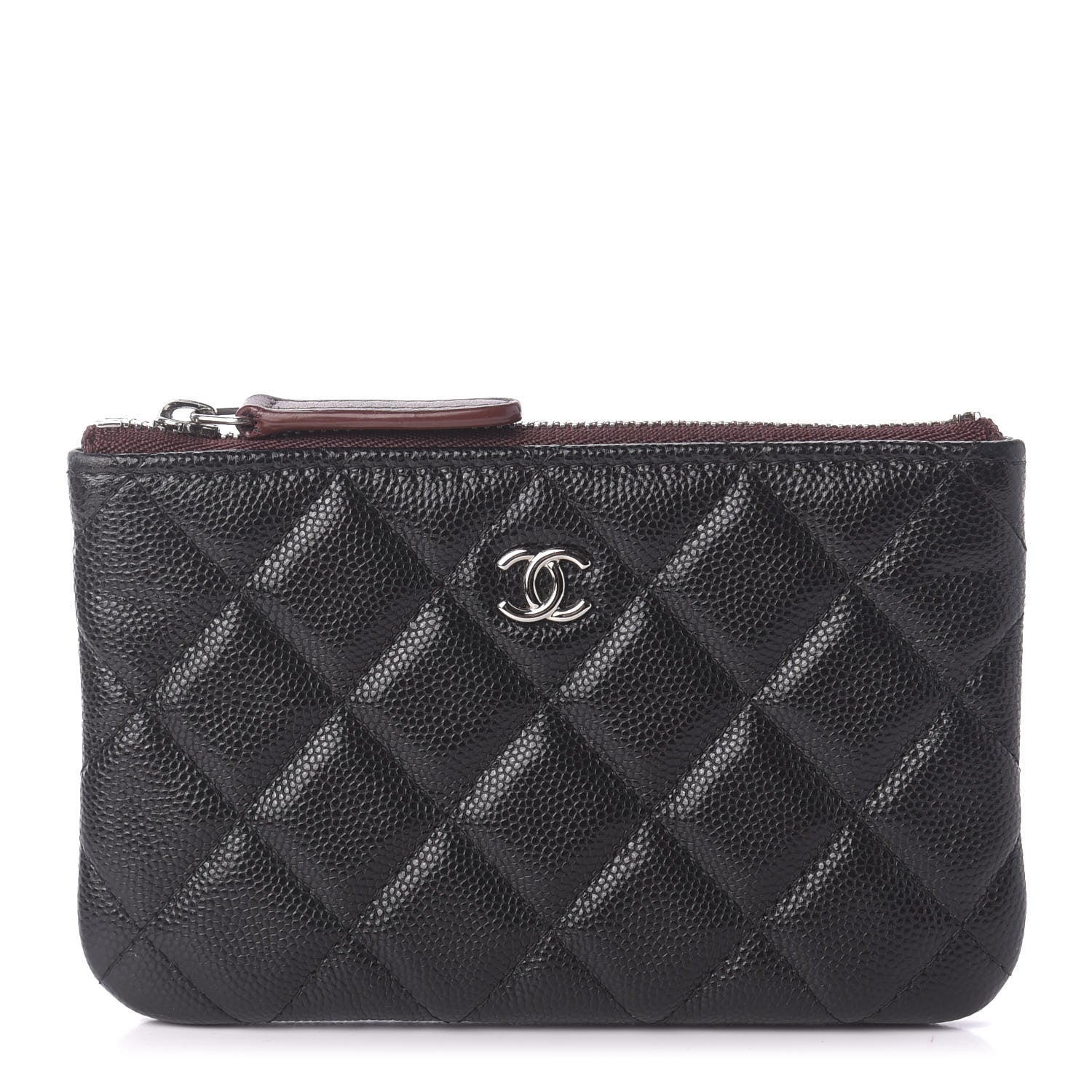 Chanel Caviar Quilted Small Cosmetic Case Black 1 of 8