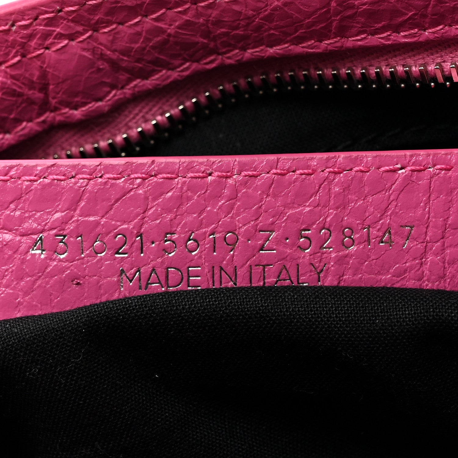 Balenciaga Agneau Classic Silver Hardware S City Flamingo 8 of 17