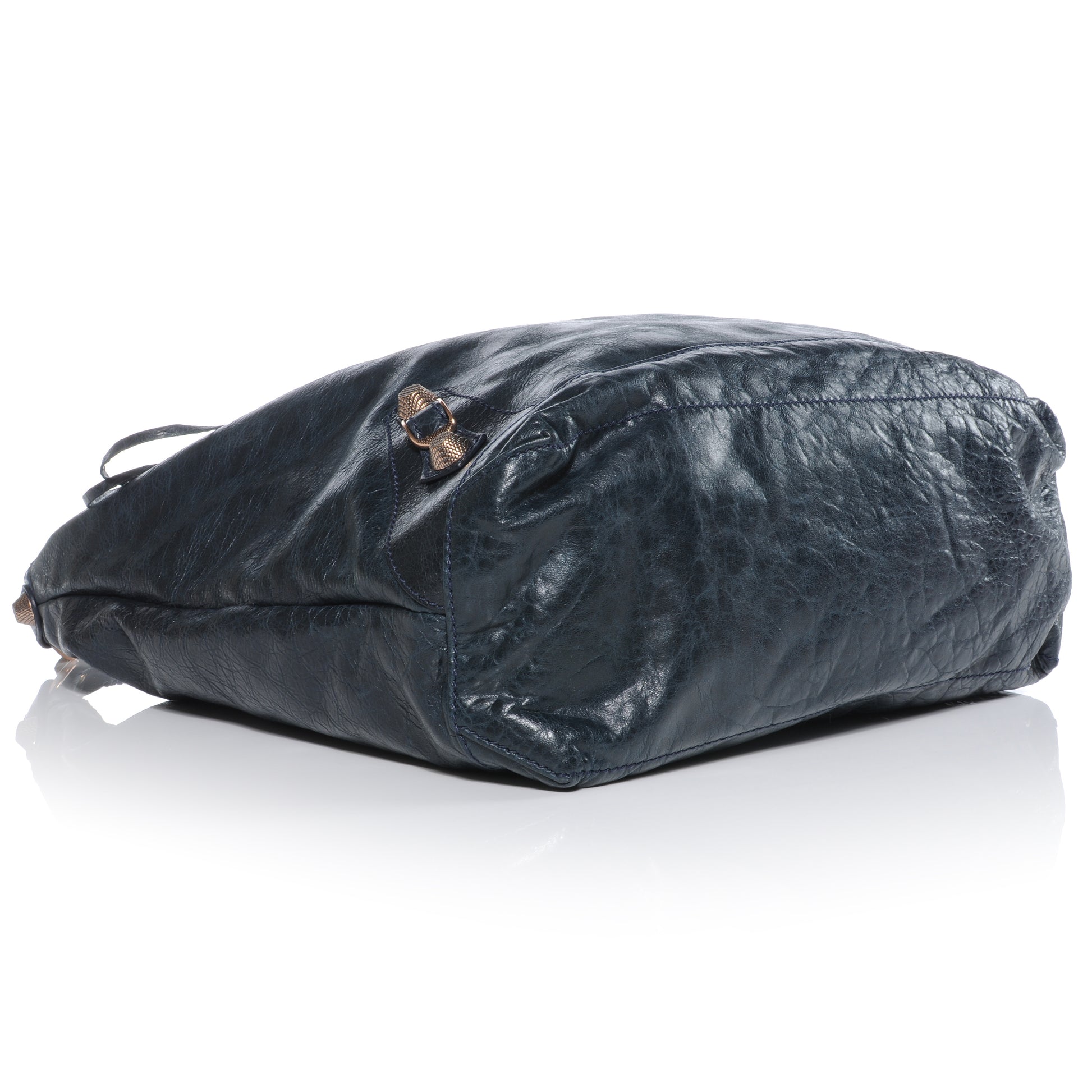Balenciaga Agneau Giant 12 Rose Gold Hardware Day Hobo Dark Night 4 of 9