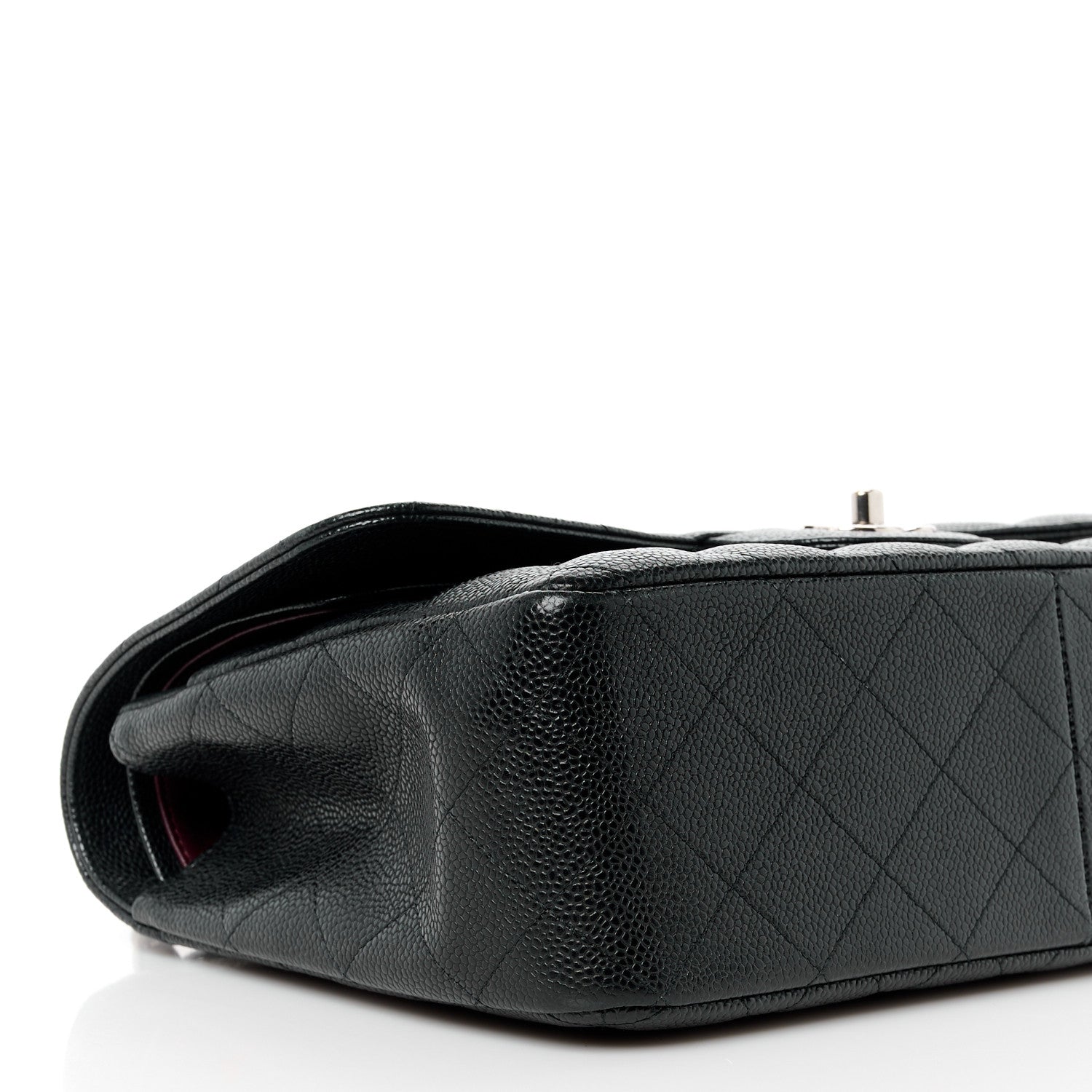 Chanel Caviar Quilted Jumbo Double Flap Black 10 of 11