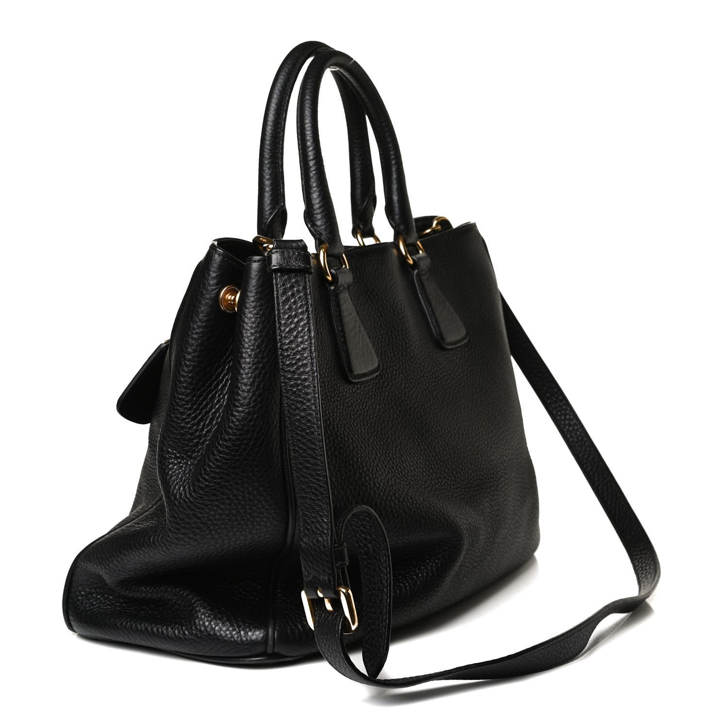 Vitello Daino Tote Black