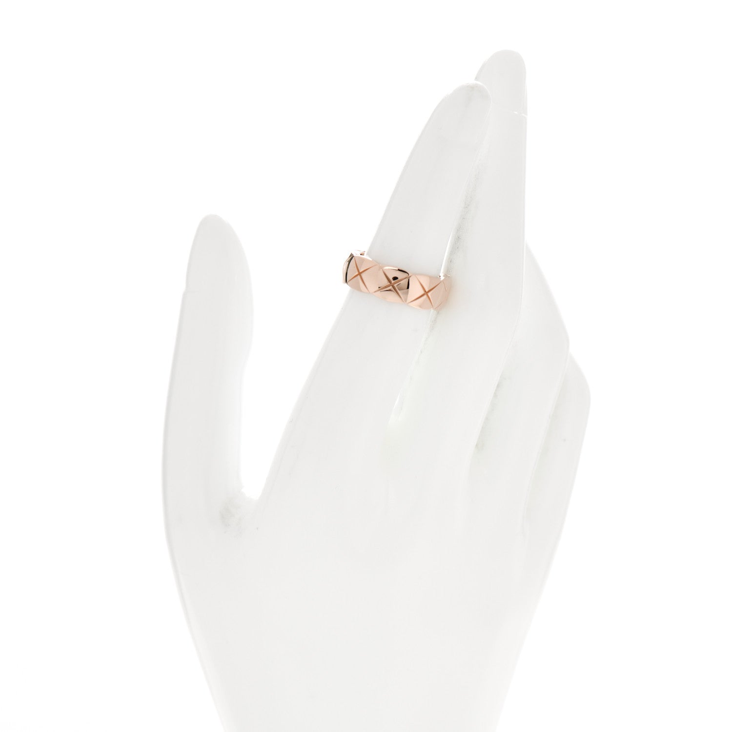 Chanel 18K Beige Gold Small Coco Crush Ring 51 5.75 2 of 8