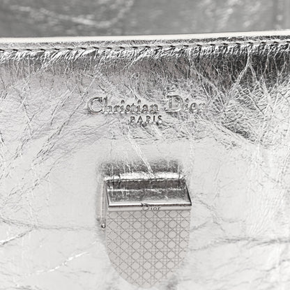 Christian Dior Metallic Calfskin Medium Diorever Flap Silver 8 of 16