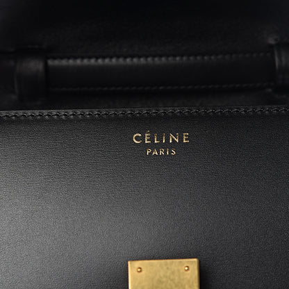 Celine Box Calfskin Small Classic Box Flap Bag Black 6 of 12