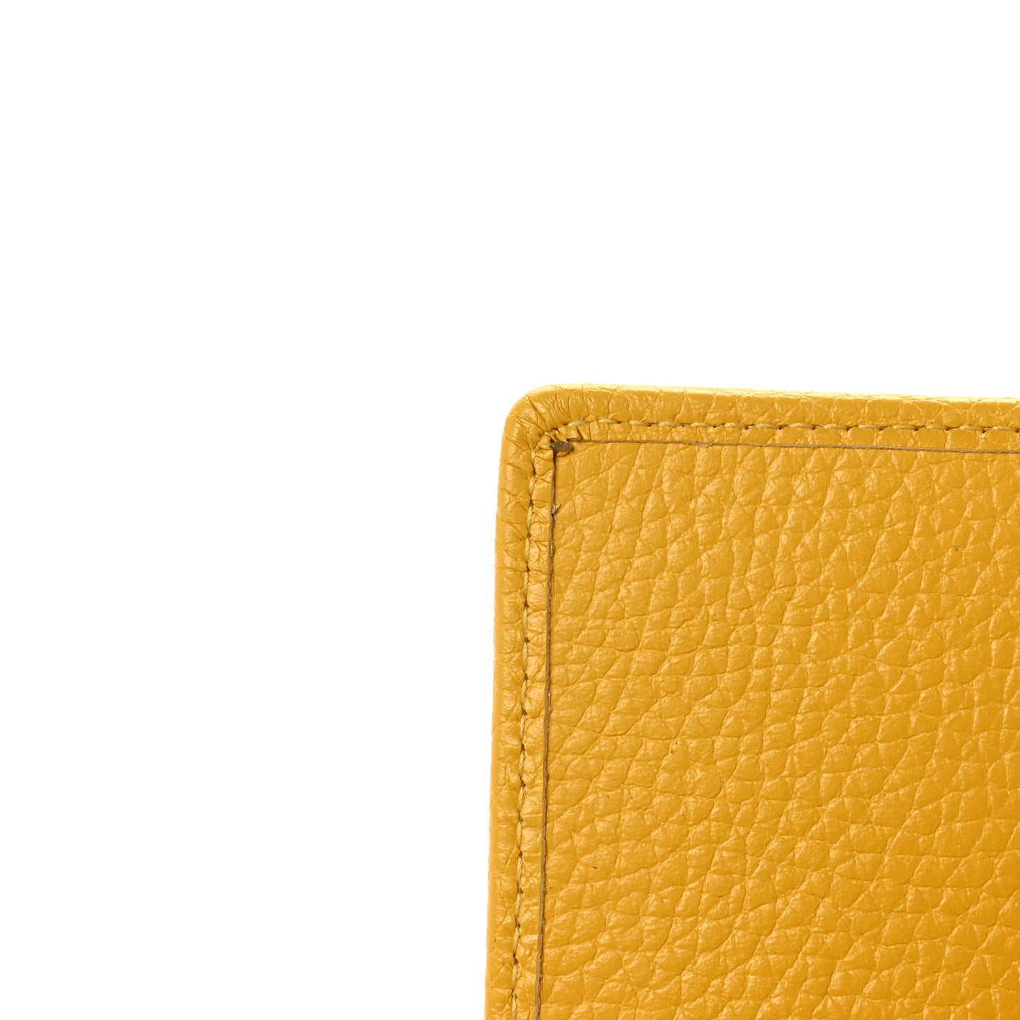 Pebbled Calfskin Soho Wallet on Chain New Buttercup