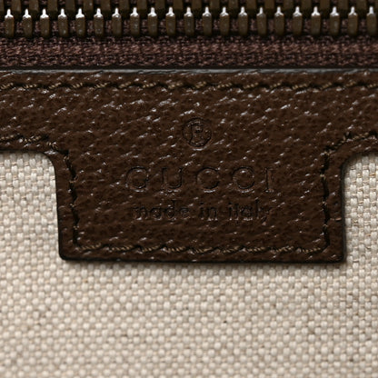 Gucci GG Supreme Monogram Textured Dollar Calfskin Web Large Ophidia Tote Bag Beige Ebony 5 of 9