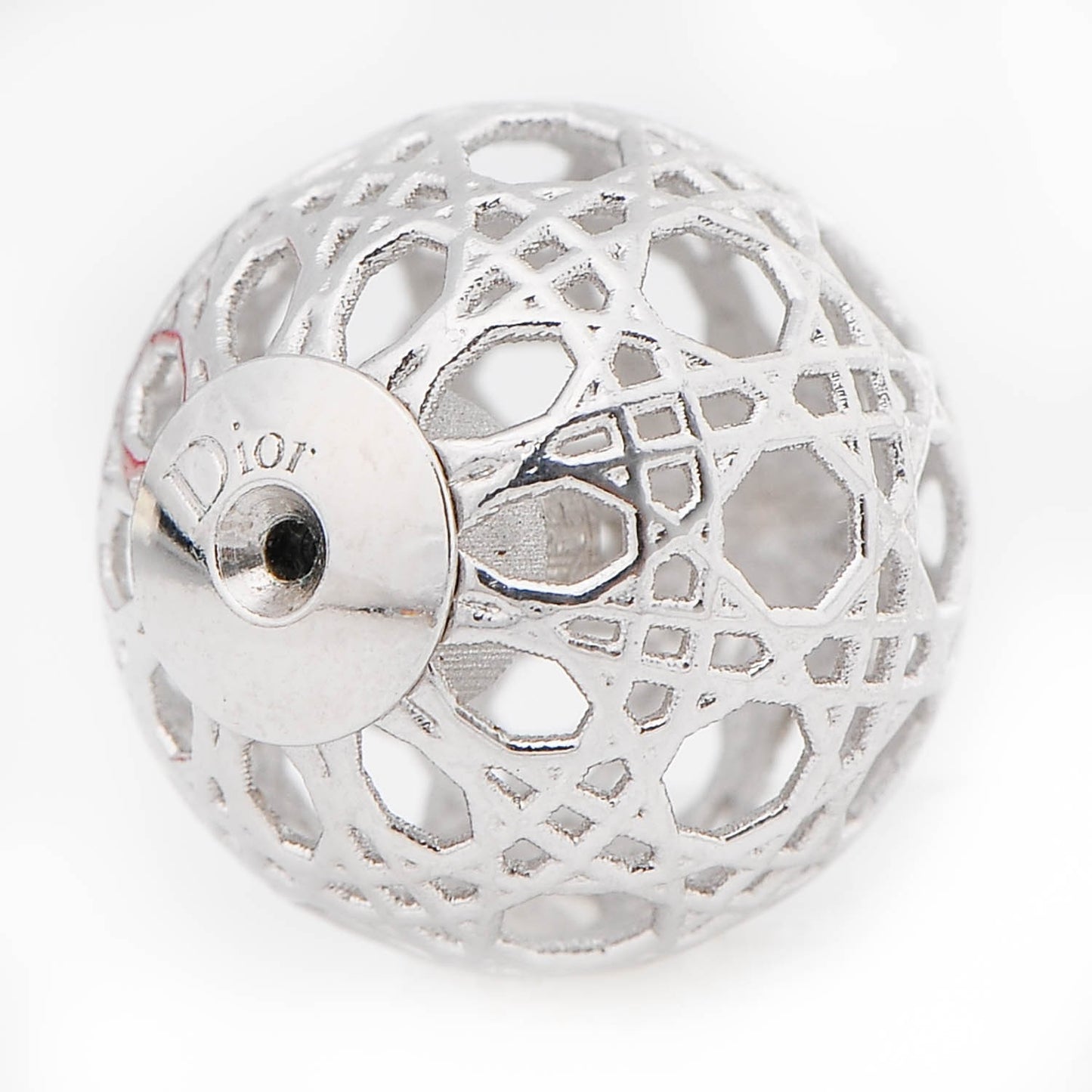 Cannage Mise En Dior Tribal Earrings Silver