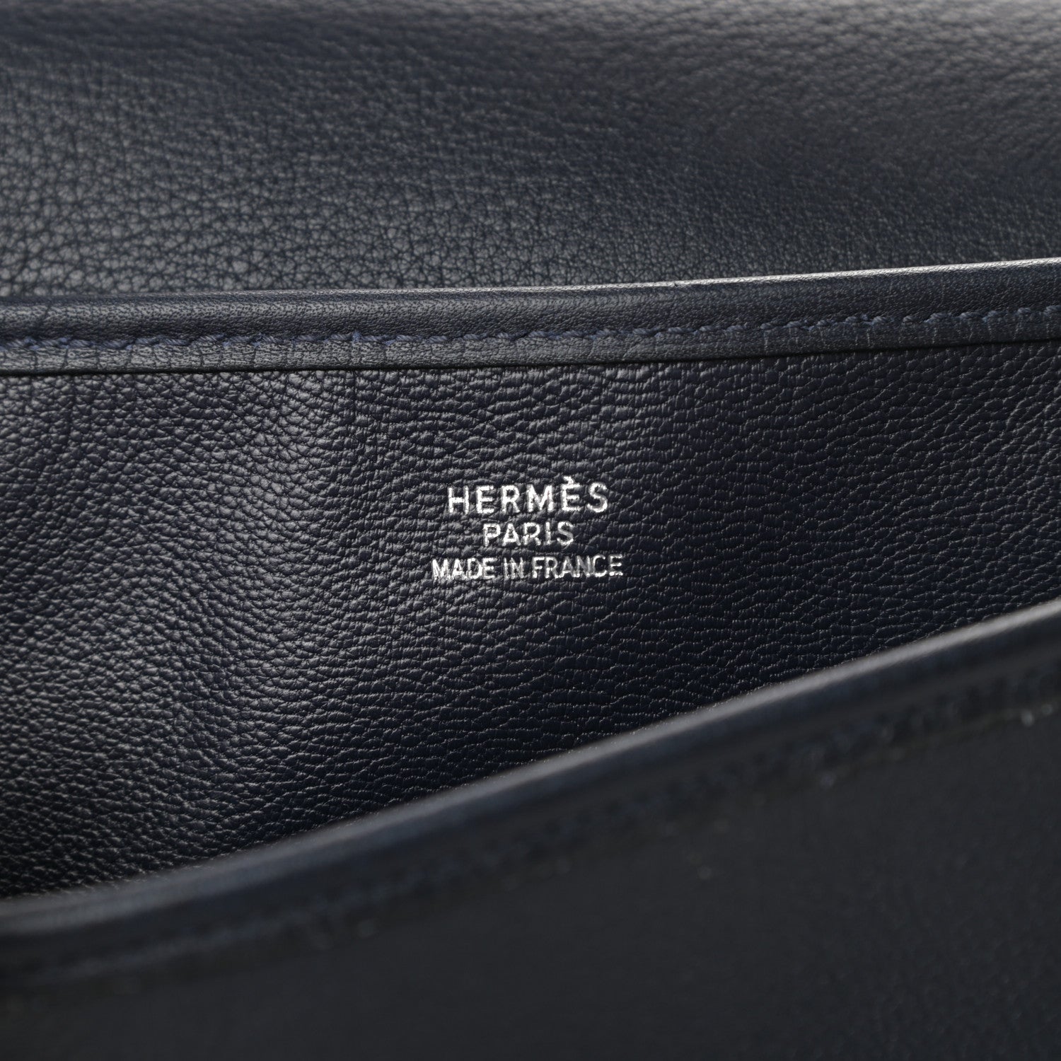 Hermes Taurillon Clemence Christine Bleu Indigo 6 of 15