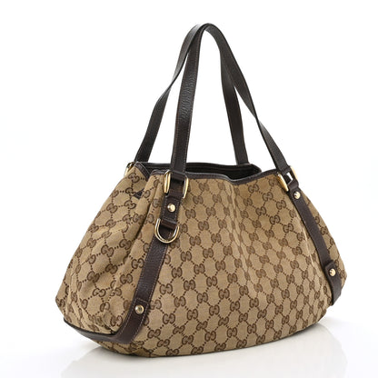 Gucci Monogram Medium Abbey Shoulder Bag Dark Brown 3 of 9