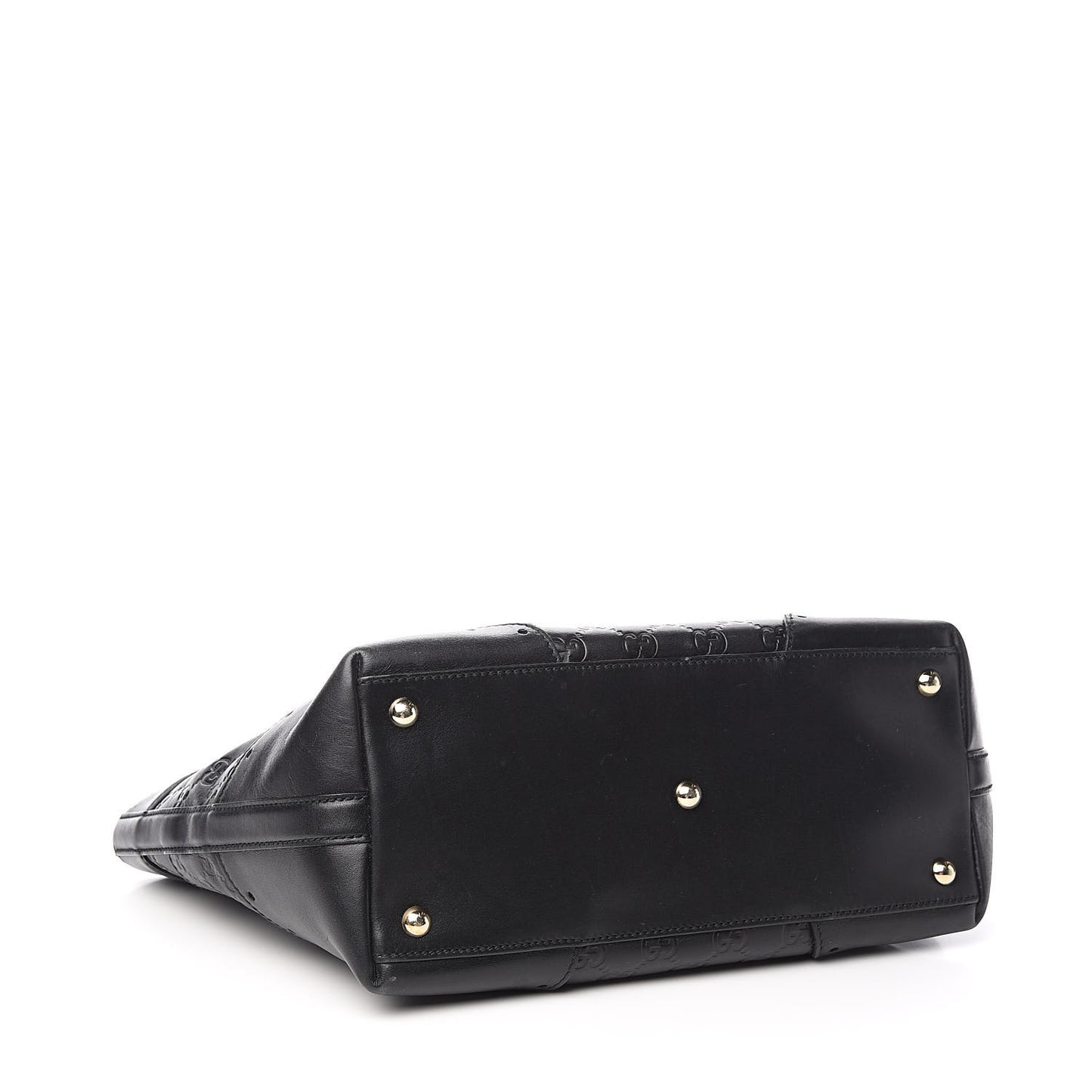 Guccissima Large Punch Tote Black
