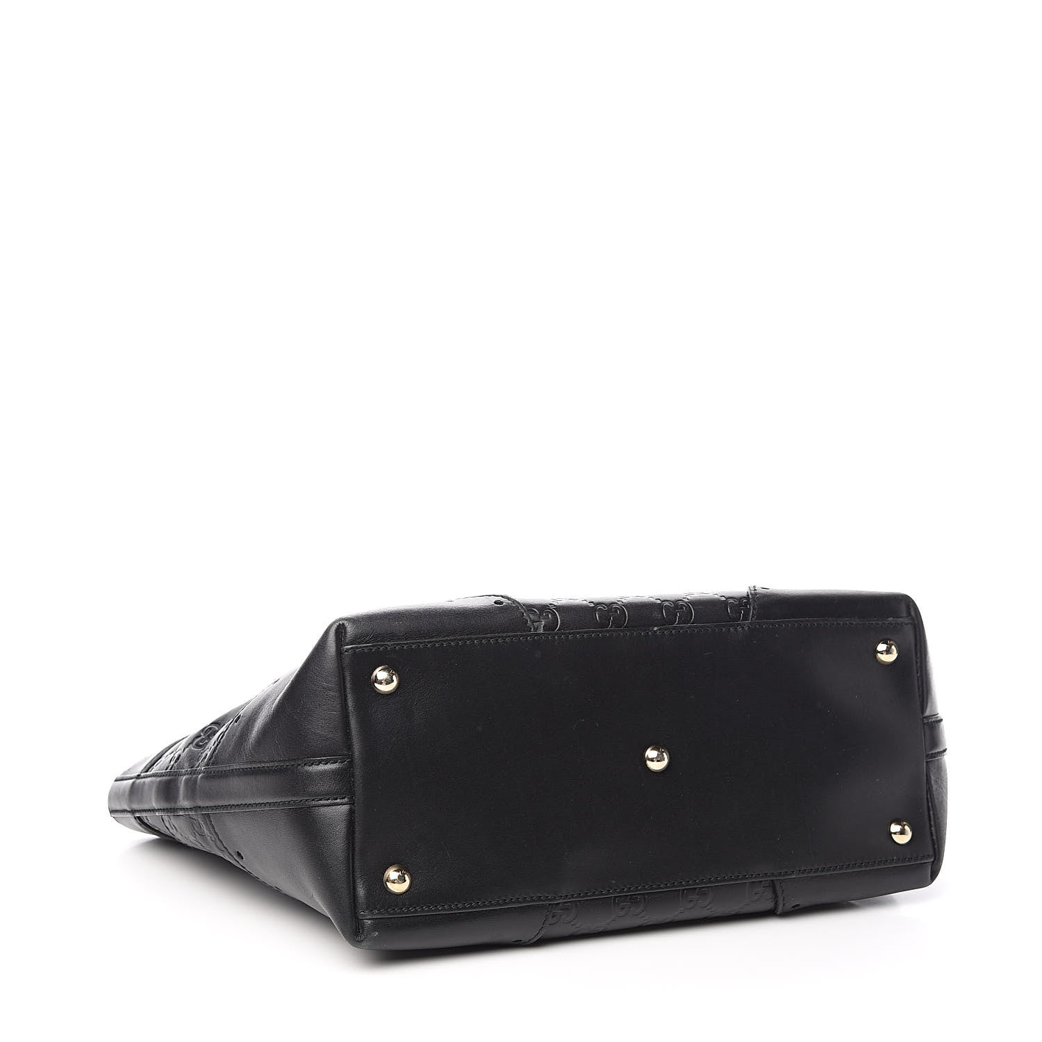 Gucci Guccissima Large Punch Tote Black 4 of 12