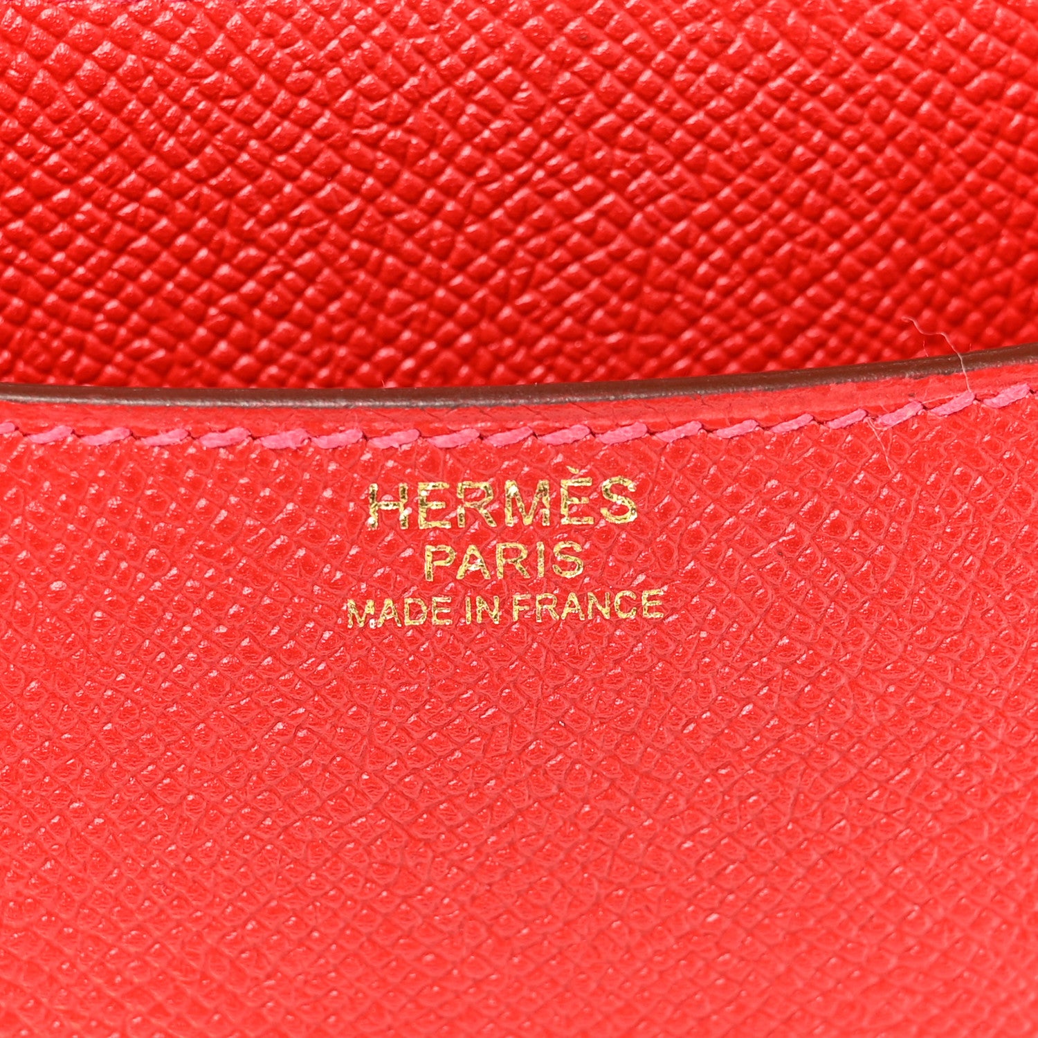 Hermes Epsom Constance 24 Rouge Casaque 6 of 10