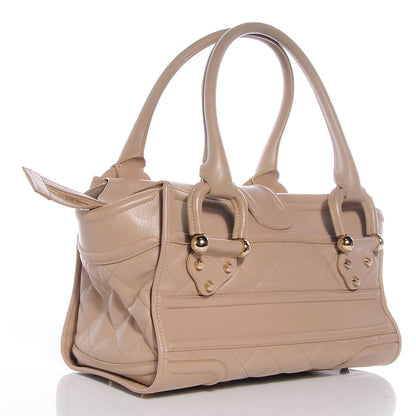 Burberry Quilted Calfskin Large Manor Tote Beige 3 of 11