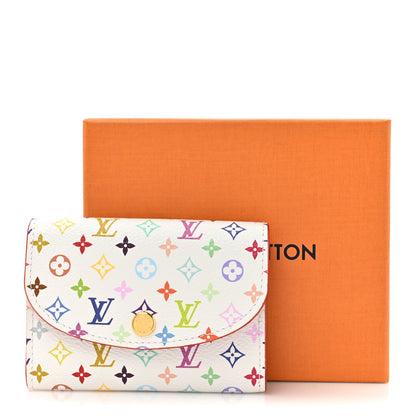 Louis Vuitton LV X TM Monogram Multicolor Rosalie Coin Purse White Kawaii Pink 8 of 8