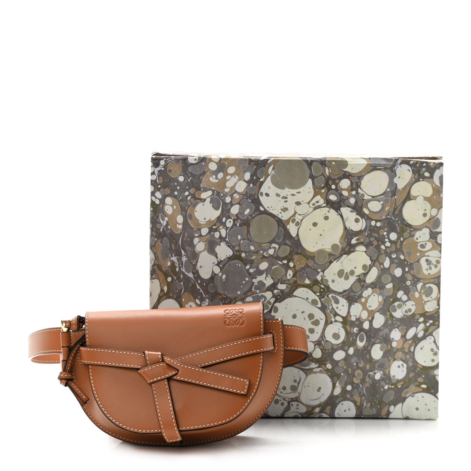 Loewe Calfskin Mini Gate Belt Bag Tan 10 of 10