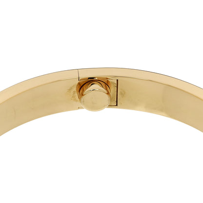 Cartier 18K Yellow Gold 4 Diamond LOVE Bracelet 16 8 of 9
